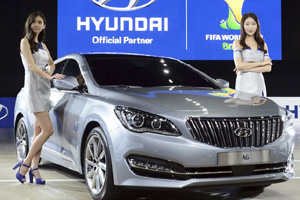 Компания Hyundai показала новый седан AG
