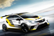 Фото гоночного хэтчбека Opel Astra TRC