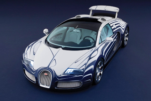 Компания Bugatti представила «Фарфоровый» Veyron