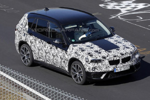 Новый BMW X1 был замечен в Нюрбургринге