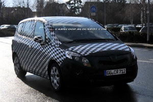 Opel тестирует новую Zafira