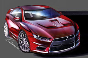 Mitsubishi Lancer Evolution получит гибридный мотор