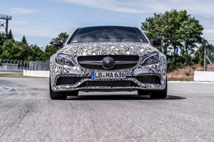 Mercedes-Benz продолжает испытания купе C 63 AMG