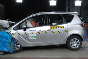 Opel Meriva получил 5 звезд Euro NCAP 