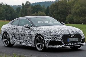 Новое купе Audi RS5 замечено в Нюрбургринге