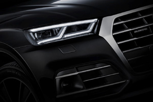 Новые тизеры кроссовера Audi Q5 второго поколения