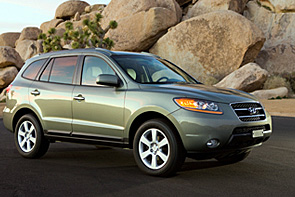 Три модели Hyundai - ix55, Santa Fe и Entourage - в рейтинге самых безопасных автомобилей IIHS