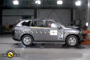 Mitsubishi Outlander получил 5 звезд Euro NCAP