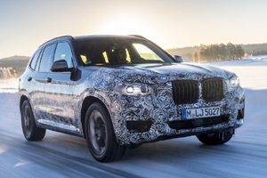 Новый BMW X3 тестируют в Швеции