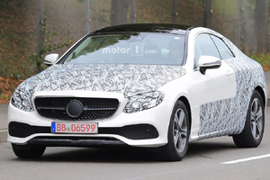 Mercedes тестирует купе E-Class нового поколения