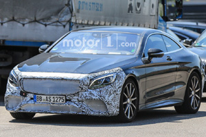 Обновленный Mercedes-AMG S63 Coupe замечен во время испытаний