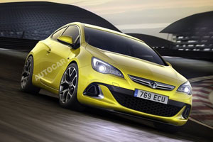 Появилось изображение Opel Astra OPC