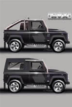 Land Rover выпускает специальную модификацию Defender SVX к своей годовщине в следующем 2008 году
