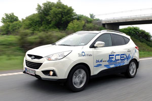 Hyundai протестировал электромобили на топливных элементах