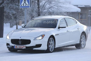 Maserati тестирует обновленный седан Quattroporte