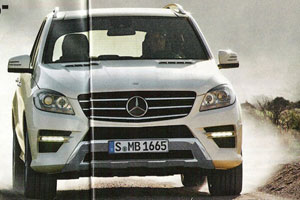 Первое изображение нового Mercedes-Benz M-Class