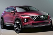 Рассекречен интерьер нового Hyundai Santa Fe