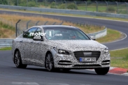 Европейская версия Genesis G80 проходит испытания в Нюрбургринге