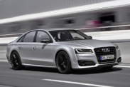 Новое видео Audi S8 plus
