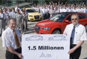 Выпущено 1,5 миллиона Audi A3.