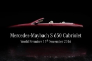 Роскошный Mercedes-Maybach S650 Cabriolet представят в Лос-Анджелесе