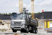 Мировая премьера: новый грузовой флагман для строительной отрасли Actros – надежный помощник на стройплощадке