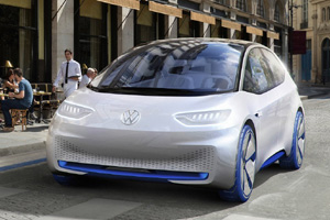 Электрический концепт Volkswagen ID показали на автосалоне в Париже