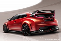 Концепт Honda Civic Type R будет представлен в Женеве