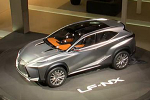 Гибридный кроссовер Lexus LF-NX представили во Франкфурте