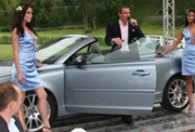 Российская премьера роскошного Volvo C70 купе-кабриолета в московском городском гольф-клубе