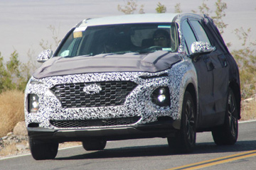Hyundai тестирует новое поколение Santa Fe