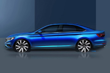 Официальное изображение нового Volkswagen Jetta