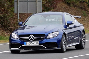 Mercedes тестирует самую мощную версию купе С63