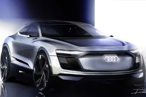 Audi показала изображение концепта E-Tron Sportback