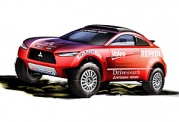 Mitsubishi представляет новый Racing Lancer (MRX09) для ралли «Даккар-2009»