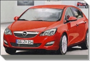 Фото Opel Astra 2010 года попали в интернет