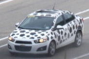 Новый седан Chevrolet Aveo замечен на тестах