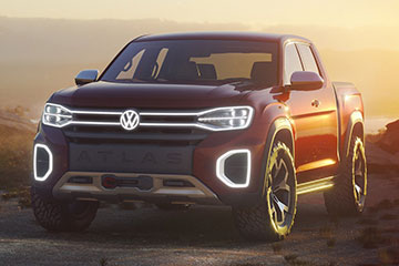 Volkswagen показал огромный пикап Atlas Tanoak