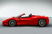 Суперкар Ferrari 458 Italia складной жесткий верх